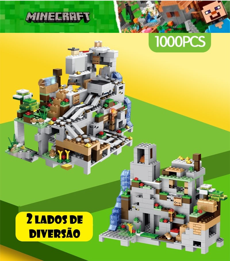Caverna da Montanha Minecraft (1.000 Peças) - Lojas Trazida Home