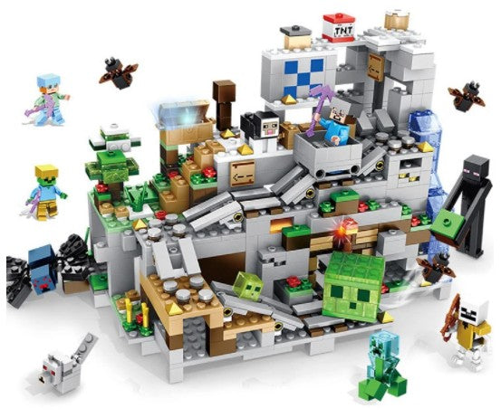 Caverna da Montanha Minecraft (1.000 Peças) - Lojas Trazida Home