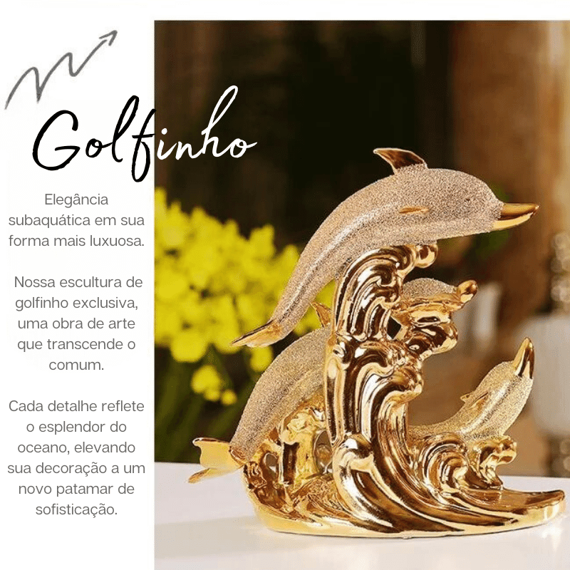 Escultura-Grega-Golfinho-Alado