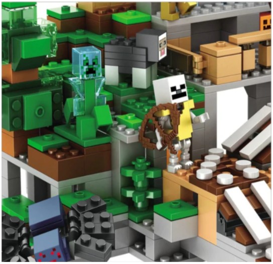 Caverna da Montanha Minecraft (1.000 Peças) - Lojas Trazida Home
